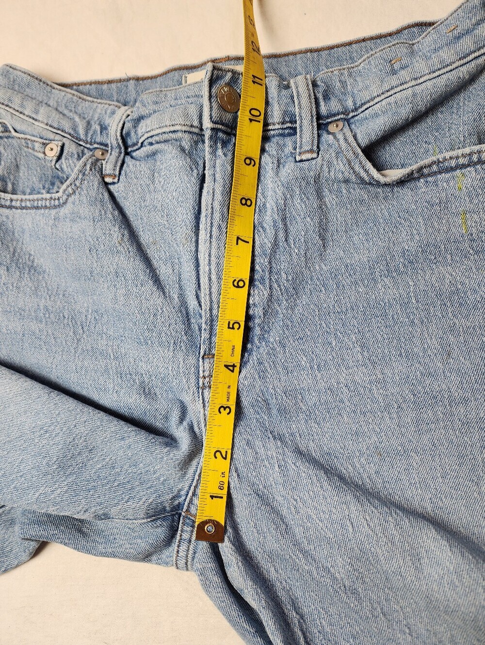 Madewell Perfect Vintage Straight Leg Jeans Size 28 Summer 2023 - Picture 16 of 16